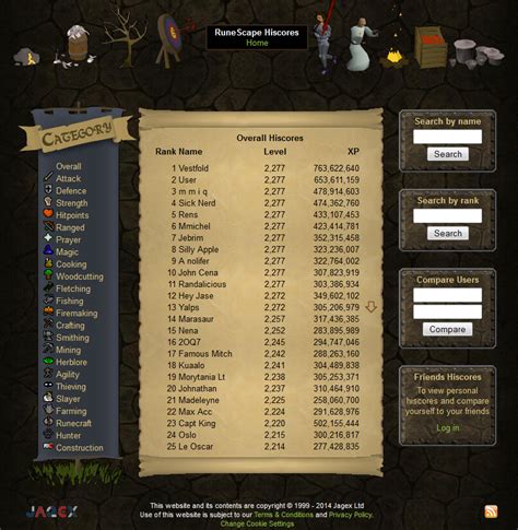 osrs hiscore